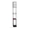 Elegant Designs™ 5ft. Black Organizer Storage Shelf and Wine Rack Floor Lamp